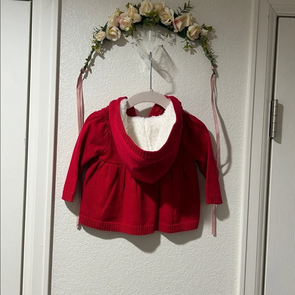 Gymboree Vibrant Red Knit Sweater - Picture 3 of 4